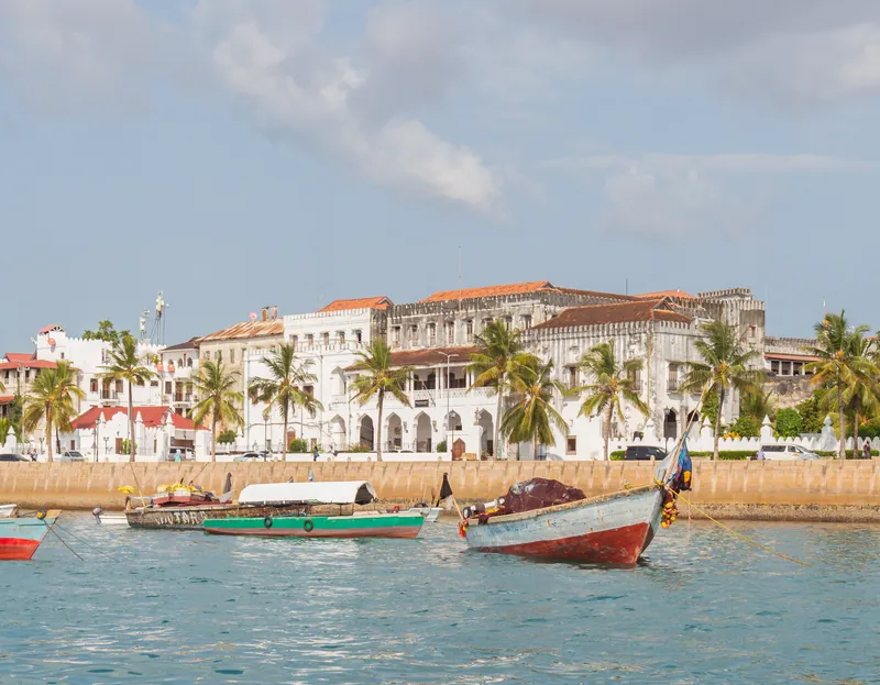Stone Town waterfront and harbour, Zanzibar